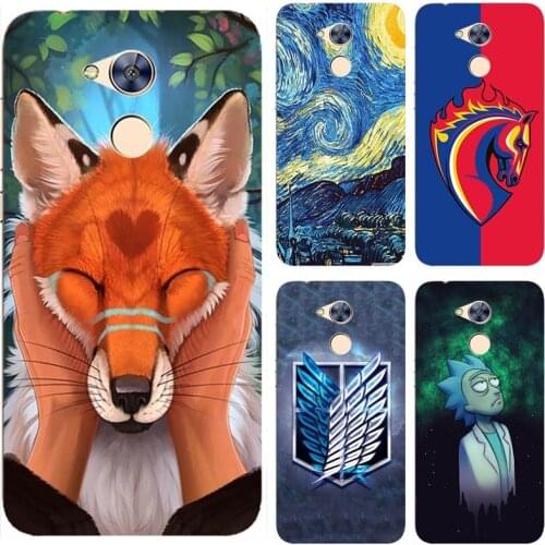 TPU For Huawei Honor 6C Pro Case Cover Honor 6CPRO Painting Soft Silicone Phone Back Cover Case For Huawei Honor V9 Play V9Play