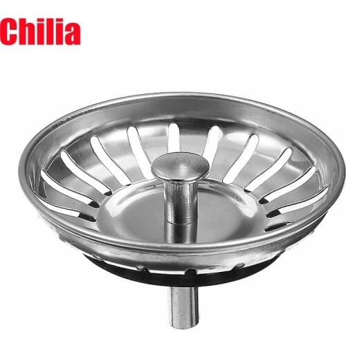 Stainless Steel Kitchen Sink Strainer Stopper Waste Plug Sink Filter Deodorization Type Basin Sink Drain kitchen Accessories