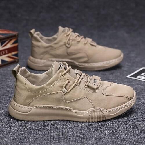 Mens Shoess Lace Up Trend Comfortable Men Casual Shoes Outdoor British Fashion Breathable Men Sneakers Moccasins Men Work Shoes