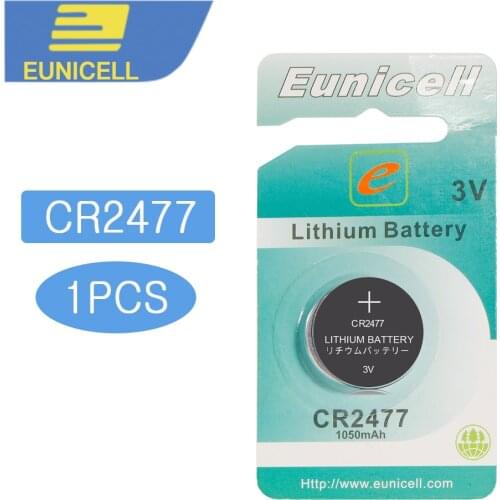 CR 2477 3V Battery CR2477 Lithium Button Coin Cell Battery 1050mAh DL2477 ECR2477 LM2477 KCR2477 for Watch Calculator Flashlight