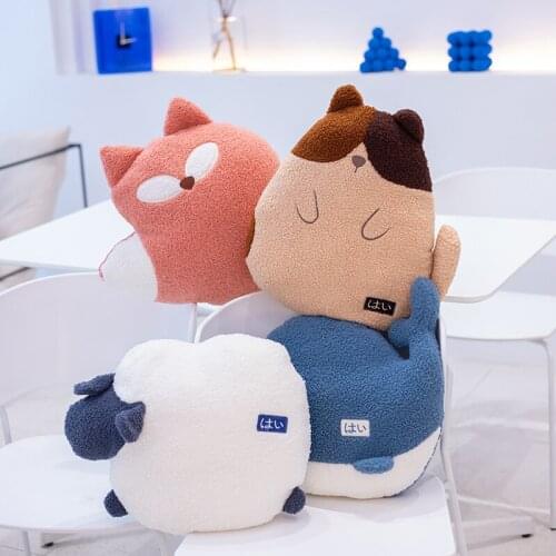 Plush filled two in one air conditioner is covered by blanket pillow all season, suitable for home office leisure sleeping goods