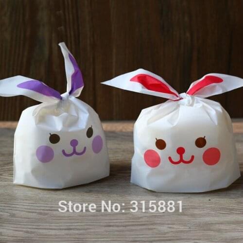 Cute rabbit Bakery Goodies / Candies / Wedding Favor Party Packaging bags 100pcs/lot