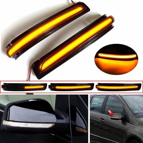 W245 LED Dynamic Side Rearview Mirror Light For Mercedes For Benz A B Class W169 W245 2007-11 Turn Signal Indicator Blinker Lamp