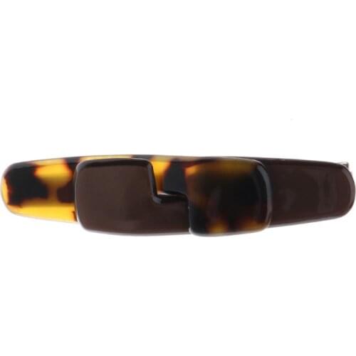 Stock making supplies made in china french cellulose acetate acrylic hair barrette for women girls accessories for thick hair