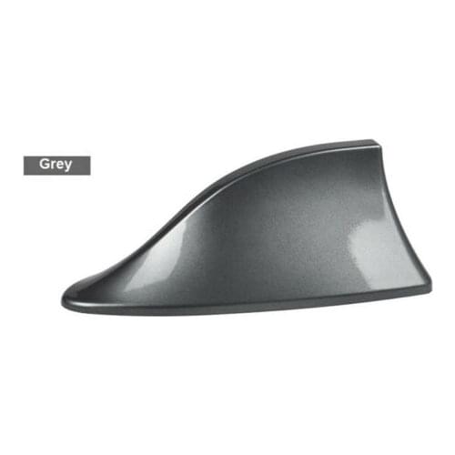 Universal Car Antenna Gray Shark Fin Aerial Radio Signal AM FM Car Roof Aerial RV Camper Antenna