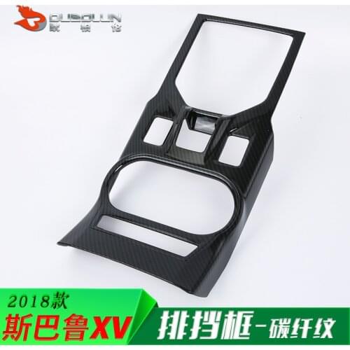 High quality ABS central control panel gear panel car interior set For Subaru XV 2018 Driving on the left Car-styling covers