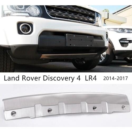 Front Bumper Guard Plate For Land Rover Discovery 4 LR4 2014 2015 2016 2017 Protector Anti-impact Stainless Steel Accessories