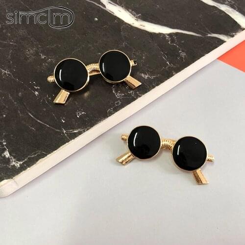 Shirt Decoration Brooches Hip Hop Rock Sunglasses Accessories for Women Cute Jewelry Cartoon Brooch Suit Shirt Decoration
