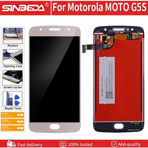 5.2" Original For Motorola MOTO G5S XT1793 XT1794 XT1792 LCD Display Touch Screen Digitizer Assemble For Moto G5S Display XT1792
