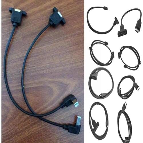 10Gbps0.3/0.6/1/1.8m High-speed USB3.1Type-C Male-to-female 16+1 With Gold-plated Screw Extension Hole Cable P1M3