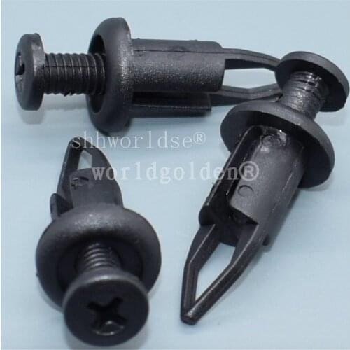 100PCS 9MM Hole Bumper Cover Push-Type Retainer For Toyota 90467-09093 9046709093 Auto Plastic Rivet Car Fastener Clip