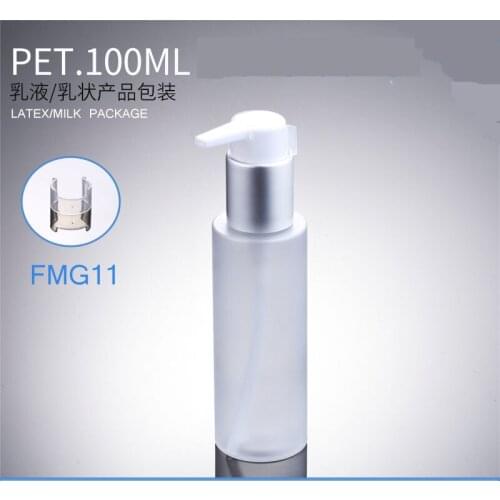 300pcs/lot Bottle Refillable Protable 100ML Cream Shampoo Lotion Water Plastic Pressed Pump Spray Bottle Refillable Bottles