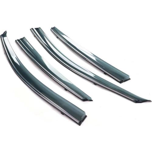 4pcs Window Visor Vent Sun Rain Shade Deflector Replacement for Nissan Teana 2013 2014 2015 2016 2017 2018 Acrylic