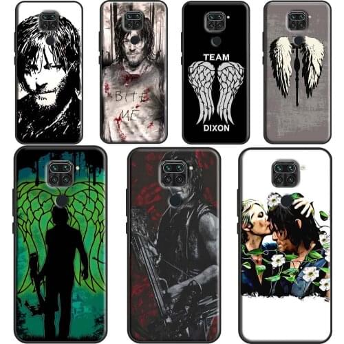 Daryl Dixon Wings Zombie Case For Xiaomi Redmi Note 10 Pro 9S 8T Note 8 Pro Note 9 Pro K40 7 8 9 A 9C 9T Back Cover