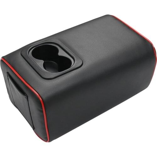 For Ford Explorer 2011-2021 Second Row Rear Central Armrest Box w/ Cup Holder Arm Rest Car Accessories