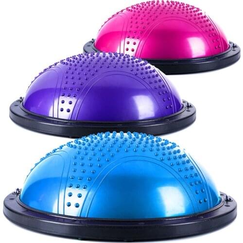 Health And Safety Pilates Equipment 58CMThicken Balanced Wave Speed Yoga Fitball GYM FitnessFloating Massage Ball Pelota Pilates