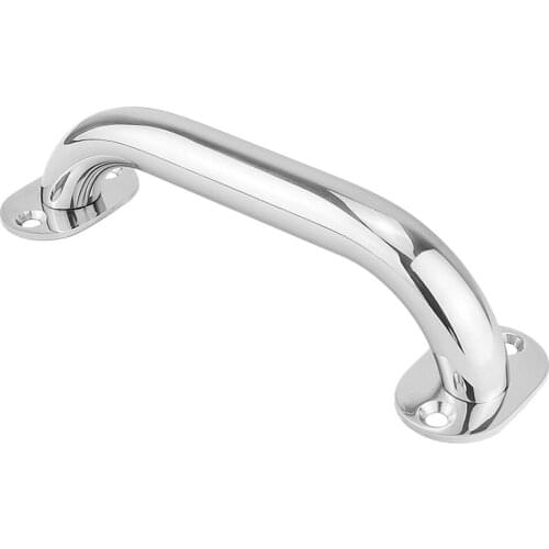 Boat 400mm Grab Handle Polished Stainless Steel Handrail For Marine Yachts