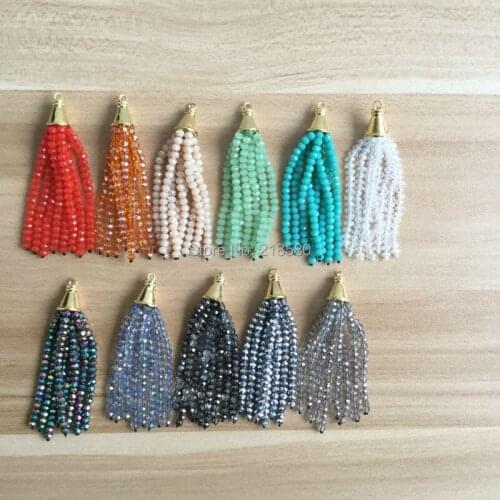 Small Beads Tassel Pendants T16071401