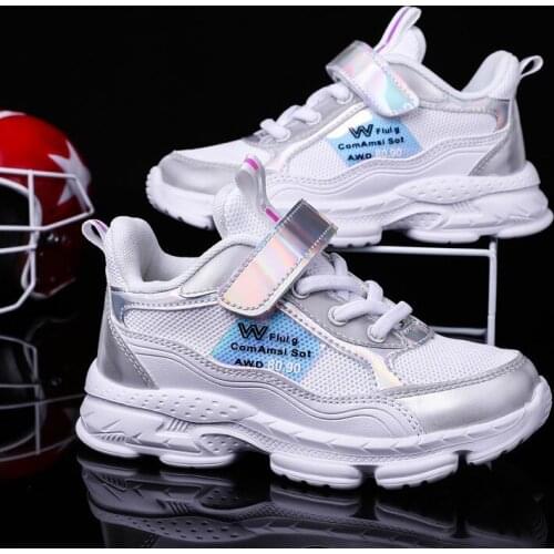 RECOISIN 2020 New Summer Children Shoes Girls Sneakers Mesh Breathable Fashion Casual Sports Running Kids Shoes Size 30-38