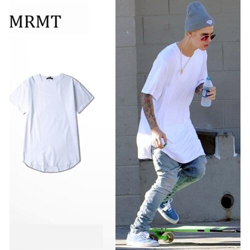 2020 new MRMT 7 colors High street arc hem t shirt lengthened Over size TEE short sleeved Cotton T-shirt tshirt