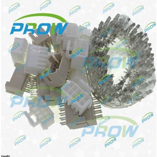 Phb 2.0 2x5p double strap buckle connector strap buckle plug straight needle socket terminal pitch 2mm 2 10p 10pin 2*5 PROW W