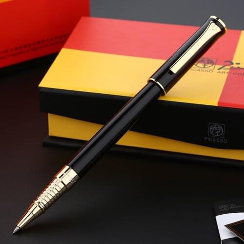 Picasso 988 Pimio POLO Metal Roller Ball Pen with Ink Refill, Three Color Gift Box Optional Office Business School Writing Pen