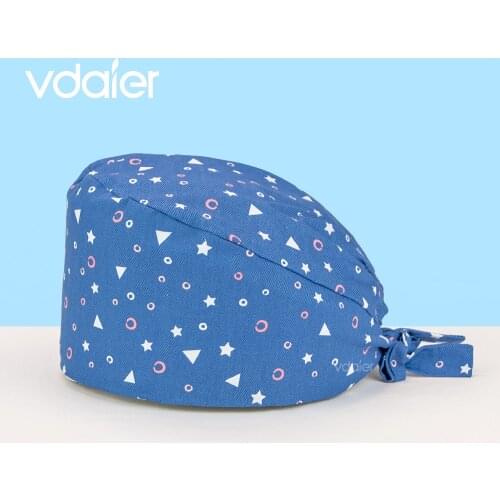 Scrub Cap Adjustable Nursing Work Hats women and men printing caps surgic cap for man and Women nurse accessories scrub hat