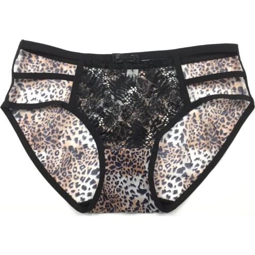 Spring and summer new womens underwear without side bone lace hollow bow mesh buttock lift 60216