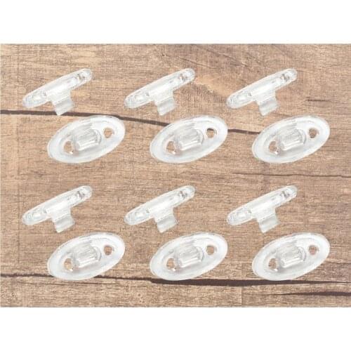 Vonxyz Replacement Clear Nose Pads for for-Oakley Blender 6B OX3162 Frame Varieties