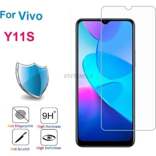 1-2Pc Protective Glas For VIVO Y11S Y17 Y12 Y11 2019 Tempered Glass For Pelicula VIVO Y91 Y91i Y91c Pantalla For VIVO V15 Glass