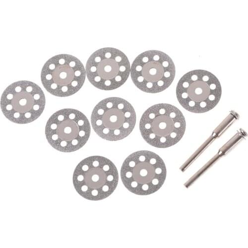 10pcs/lot Small 20mm Diamond Abrasive disc Dremel rotary tool Accessories diamond grinding wheel circular saw cutting disc