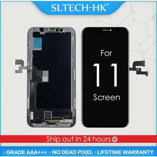 10PCS OLED For iPhone 11 Pro LCD With 3D Touch Screen Replacement True Tone For iPhone 11 Pro Max Display Assembly No Dead Pixel
