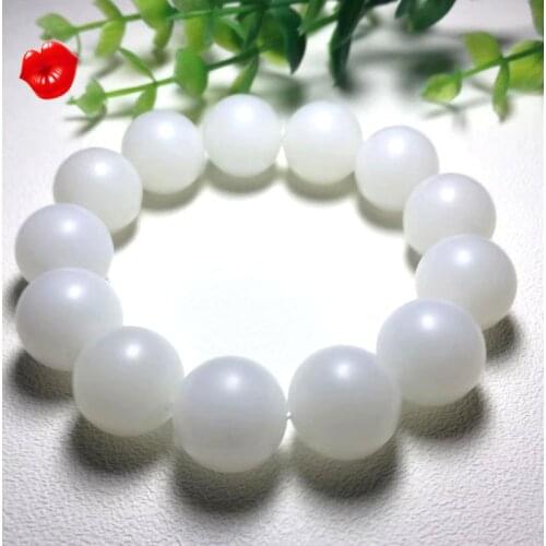 16mm costly Sea tridacna Mala Bead Bangle giant clam bead Organic Gems bracelet Amulet