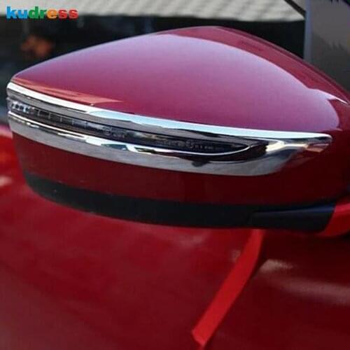 For Nissan Leaf 2017 2018 2019 Rearview Door Side Wing Mirror Cover Trim Strip Decoration Car Accessories With Turn Light model