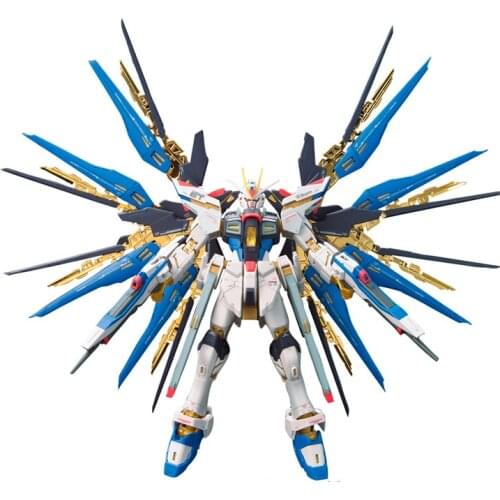 Bandai Gundam Insert Assembled Model Toy RG1/144Gundam RG14Attack Free185139 Strike Freedom Gundam Z.X.F.T Mobile Suit ZGMF-X20A