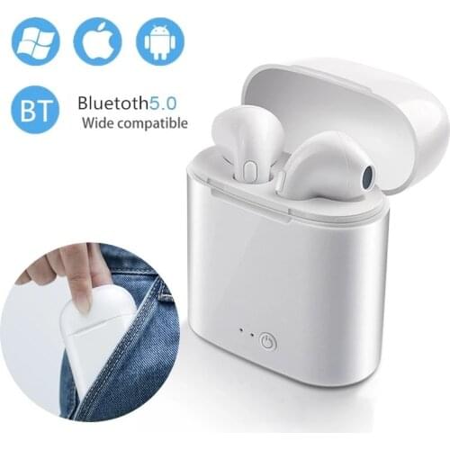 I7s TWS Wireless Headphones Bluetooth 5.0 Earphones Sport Earbuds Headset With Mic Charging box Headphone For all smartphones