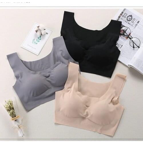 Bras for Women Sleeping Bra Seamless Lingerie Bralette Removable Padding Shakeproof Fitness Female Underwear