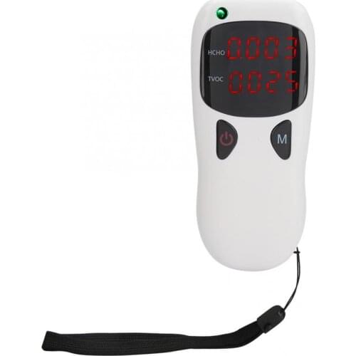 Formaldehyde Detector Mini Air Quality Tester HCHO TVOC Portable Indoor Meter Monitor Professional Multifunctional Gas Analyzer