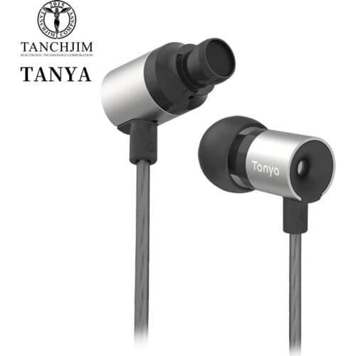 TANCHJIM TANYA 7MM Dynamic in ear Earphone 3.5mm Line Plug HiFi Earbuds with Microphone Optional
