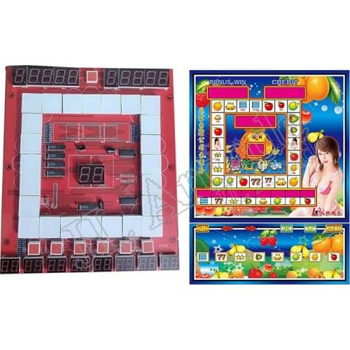 Animal Mario Game Board Casino Slot PCB Mario Motherboard With Acrylic C