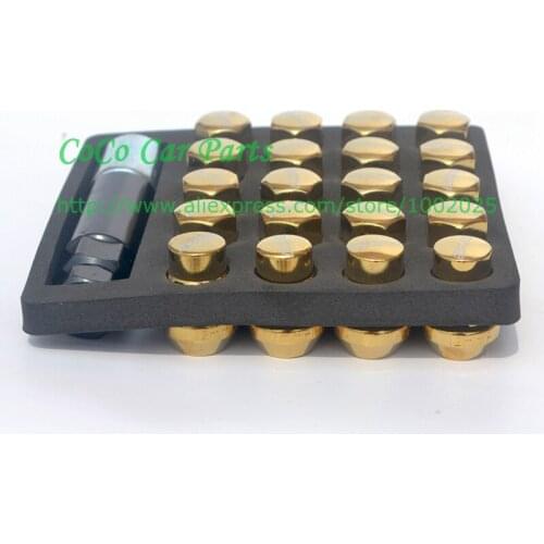 JDM Style 17 Hex Closed End Wheel Lug Nuts Sport Car Wheel Nut Wheel Lock Nut
