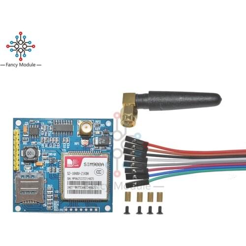 1 Set SIM900A SIM900 1800/1900 MHz Wireless Data Transmission Extension Module GSM GPRS Board Kit With Antenna and Free Cable