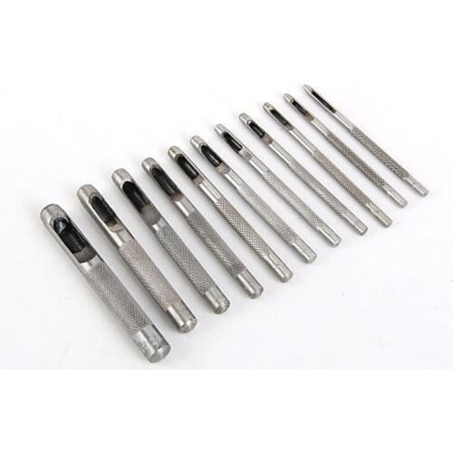 1.0mm-25mm 28 Sizes Pick Leather Tools Leather Punch for Leathercraft Hole Craft Set fabric Hollow Puncher Belt Punch