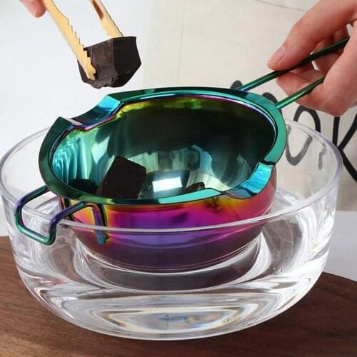 HGHO Multifunction Chocolate Melting Pot Cookware Easy Clean Kitchen Heating Container Milk Bowl Baking Tool Kitchenware