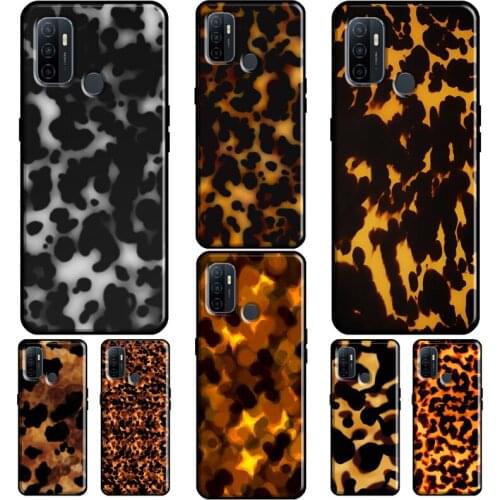 Tortoiseshell Tortoise Shell For OPPO A53 A31 A5 A9 2020 A1K A3S A5S A15 A52 A72 A91 F5 F7 Reno 4 Pro 2Z Phone Case