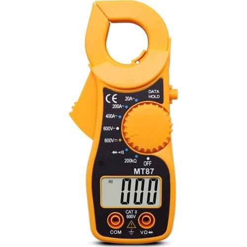 Portable MT87 LCD Digital Clamp Meters Multimeter With Measurement AC/DC Voltage Tester Current Resistance Multi Test