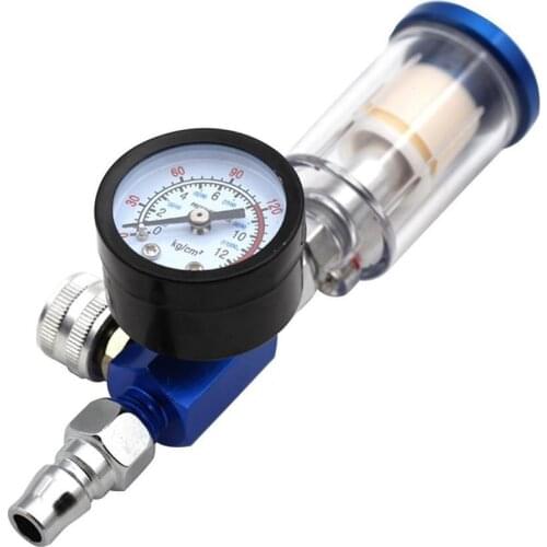 Adjustable Spray Paint Gun Auto Paint Air Pressure Regulator Pressure Gauge Pneumatic Tool Accessory