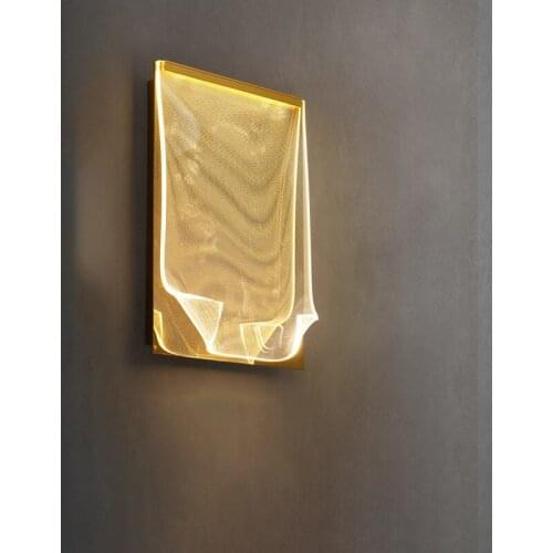 Modern Minimalist LED Wall Lamp for Home Decoration,LOFT Creative Acrylic Wall Light Living Room Aisle Study Bedroom Lighting