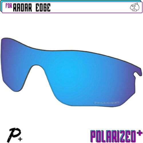EZReplace Polarized Replacement Lenses for - Oakley Radar Edge Sunglasses - Blue P Plus