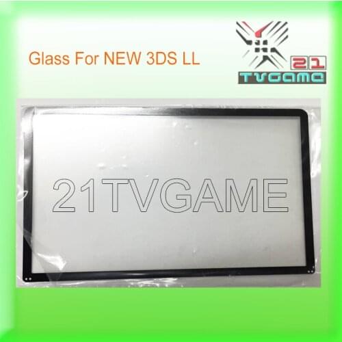 Replacement Surface Glass for NEW 3DS LL XL NEW 3dsll Screen Outer Lens Cover,White,Black,Red and Blue Color Available